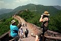 Touris auf der Chinesischen Mauer
